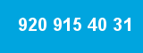 920 915 40 31 920 915 40 31